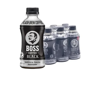 ( แพ็ค 6 ขวด) BOSS COFFEE by Suntory บอส คอฟฟี่ (อเมริกาโน่, ลาเต้, ไม่มีน้ำตาล) 230 ml.
