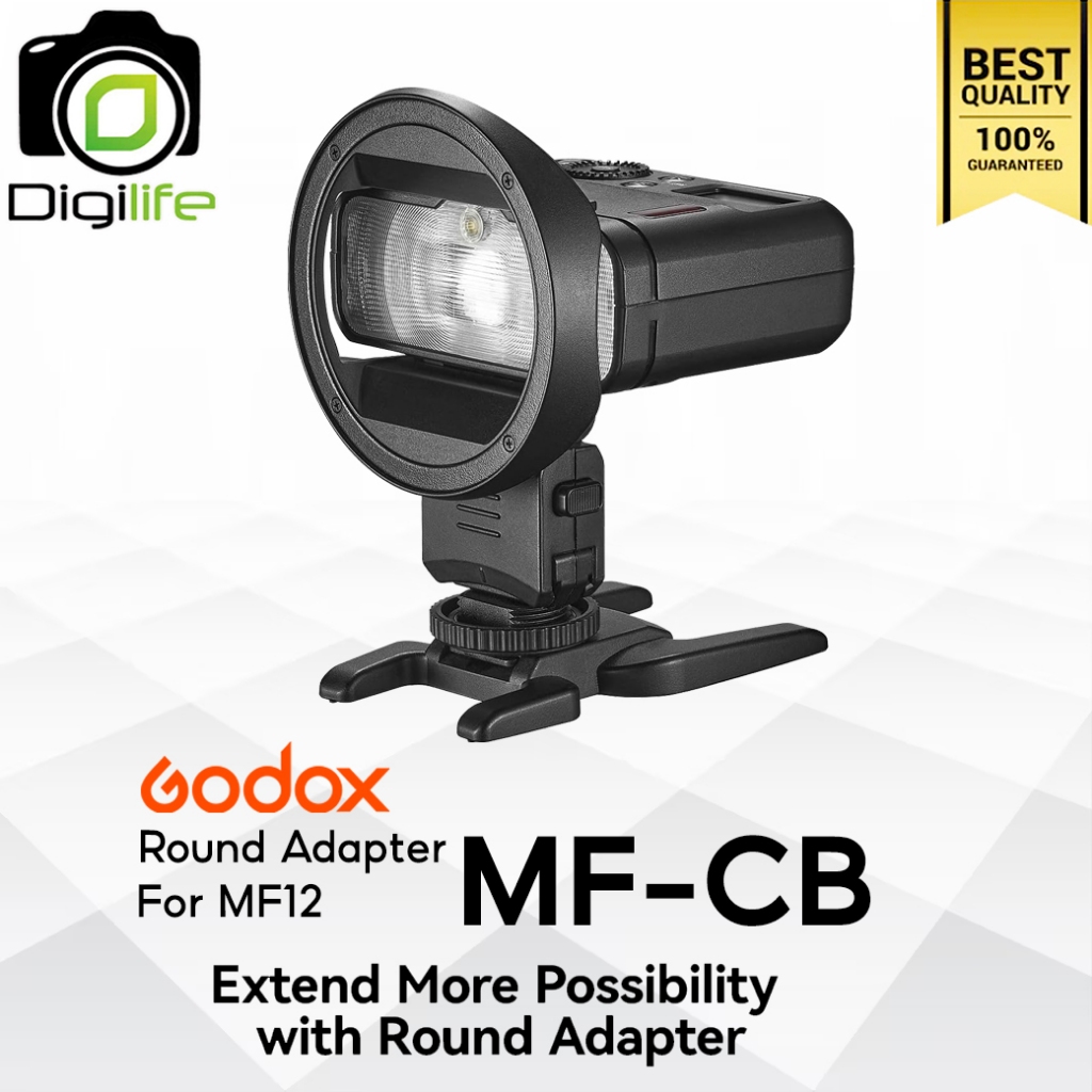 Godox MF-CB Round Aadpter สำหรับ Flash MF12 - Digilife Thailand