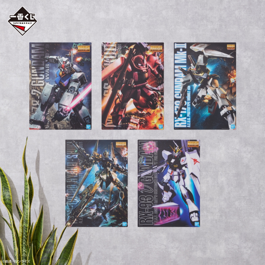 Mobile Suit Gundam Gunpla 2021,2022 Visual Board Poster รูปภาพ โปสเตอร์ งานแท้ ของใหม่ ในซีน