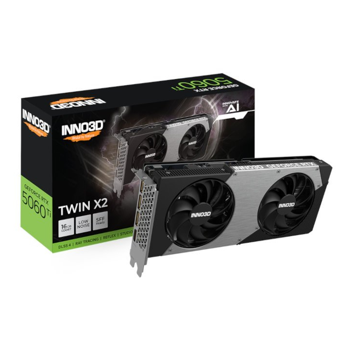 INNO3D GeForce RTX 5060 Ti 16GB TWIN X2 (N506T2-16D7-191073N)