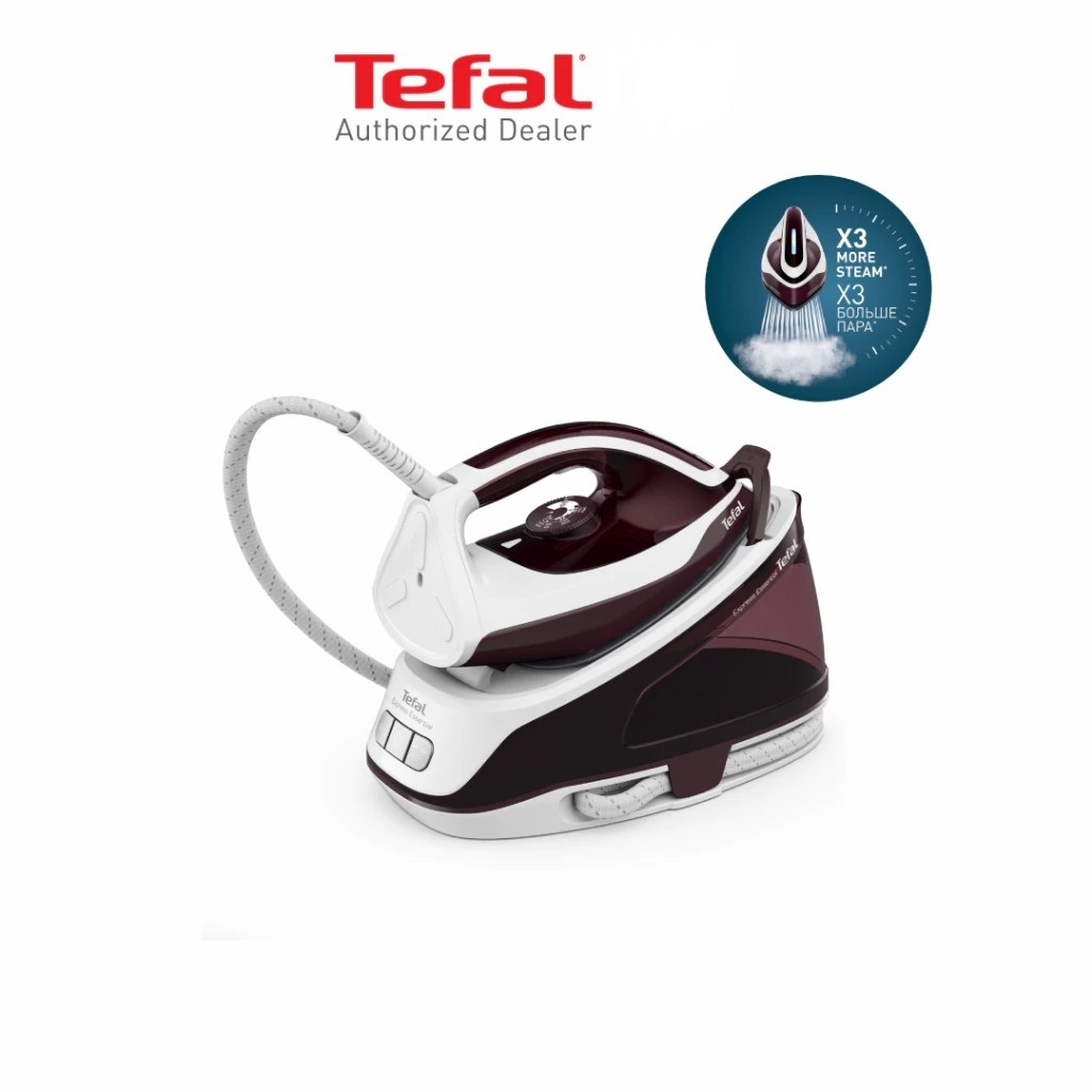 Tefal เตารีดแรงดันไอน้ำ 5.5 บาร์ SV6120T0,SV6110T0 2400W ถังน้ำแยก ของแท้ รับประกันศูนย์ 2 ปี