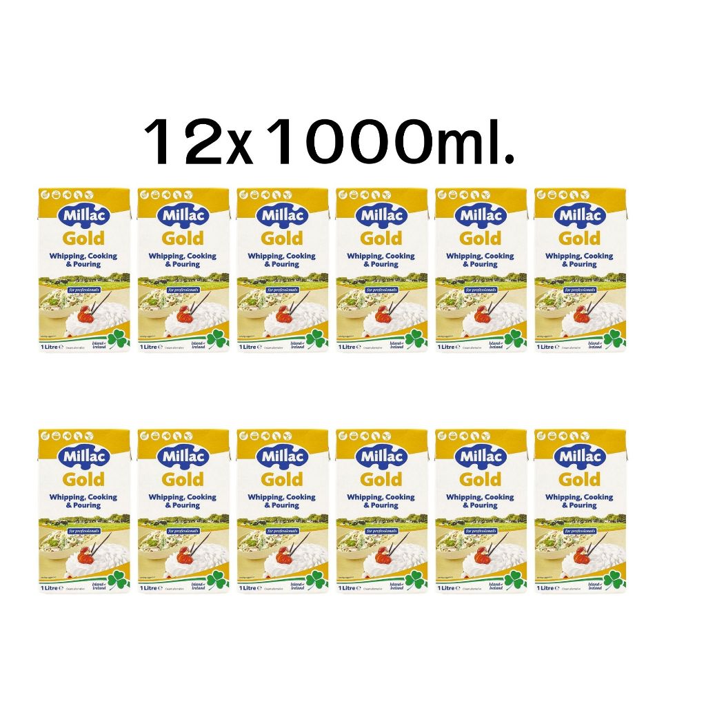 MILLAC Gold Cream 12x1000 ml.-มิลแลค โกลด์ ครีม 12x1000 มล.