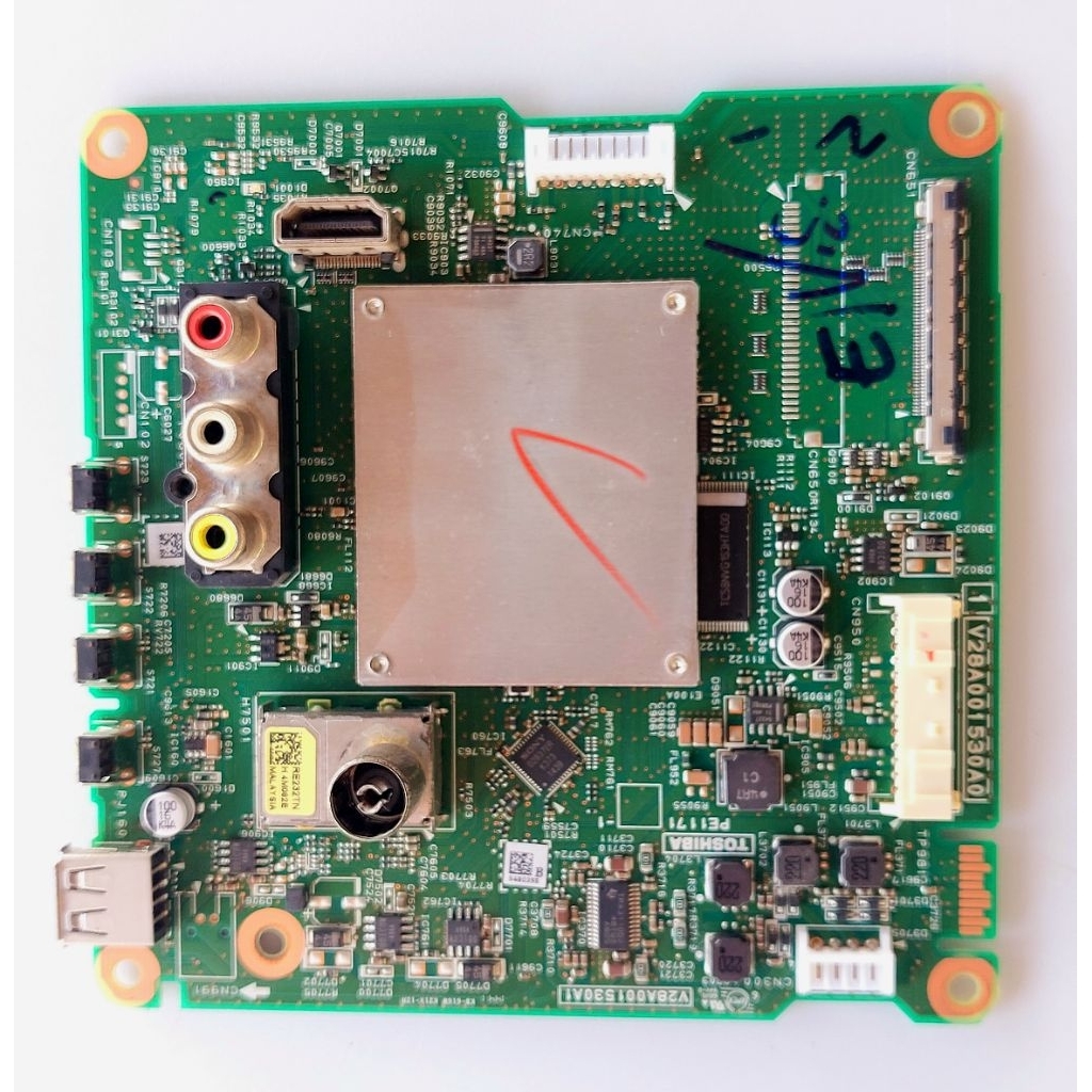 เมนบอร์ดทีวี toshiba 40L2450VT บอร์ดแท้ถอดสภาพดีพร้อมใช้งาน