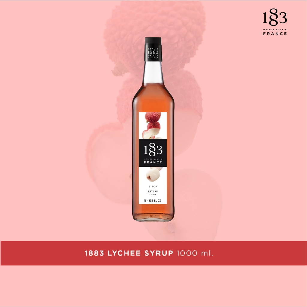 1883 Syrup น้ำเชื่อมกลิ่นลิ้นจี่ 1000 มล. (1883 LYCHEE SYRUP 1000 ml.)