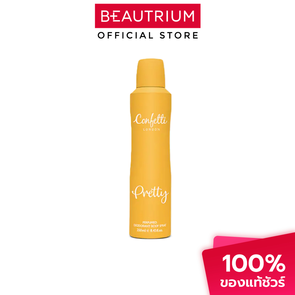CONFETTI Body Spray Women Pastel Pretty สเปรย์ระงับกลิ่นกาย 250ml