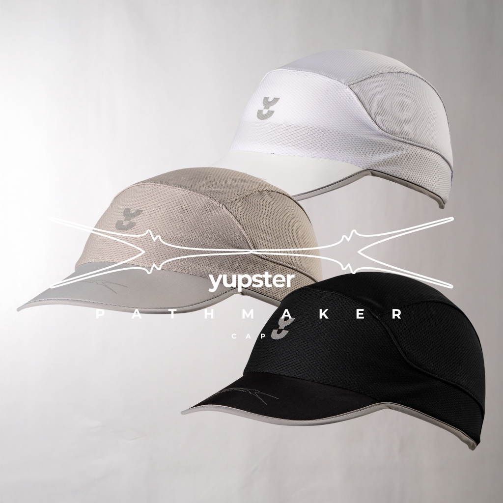 YUPSTER หมวกวิ่ง หมวกเทรล รุ่น [ Pathmaker Collection ] Duckbill Cap กันแดด ยืดหยุ่น แห้งไวพิเศษ ระบายอากาศดี