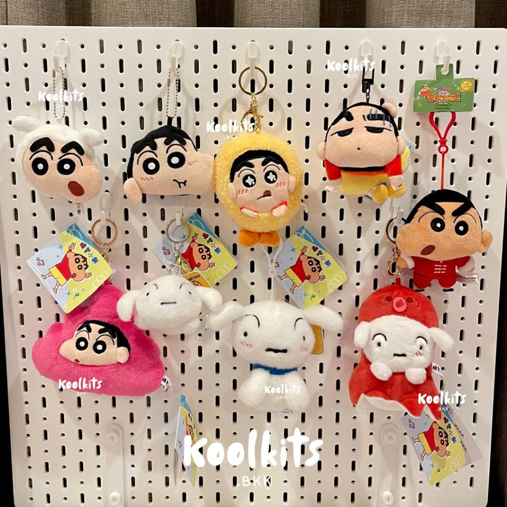 Crayon Shin-chan and Shiro keychain พวงกุญแจชินจัง ชิโร่