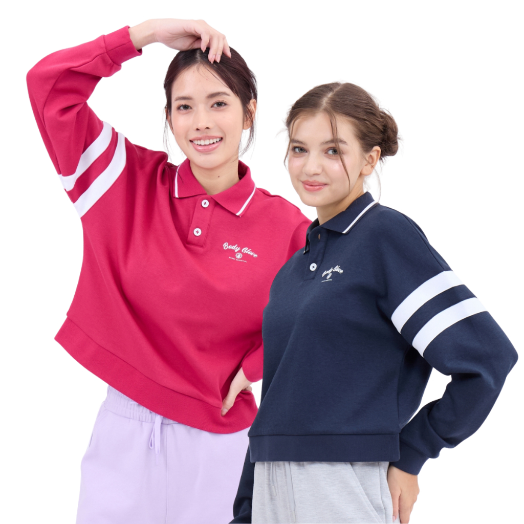 BODY GLOVE Women's SC Essential Polo เสื้อโปโลแขนยาว รวมสี (Cotton Polyester)