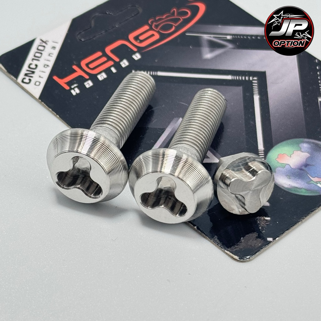 น๊อตกันขโมยโช๊คหลังForza350 น๊อตสแตนเลส งานเฮงสกรู