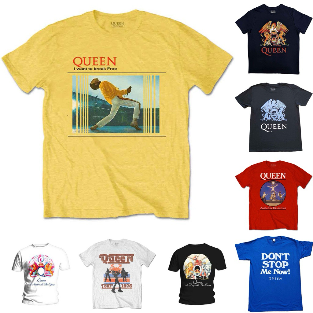 ⚠️เปิด PREORDER เสื้อวงดนตรี Queen T-Shirt ลิขสิทธิ์ของแท้ UK 🇬🇧🤘🔥