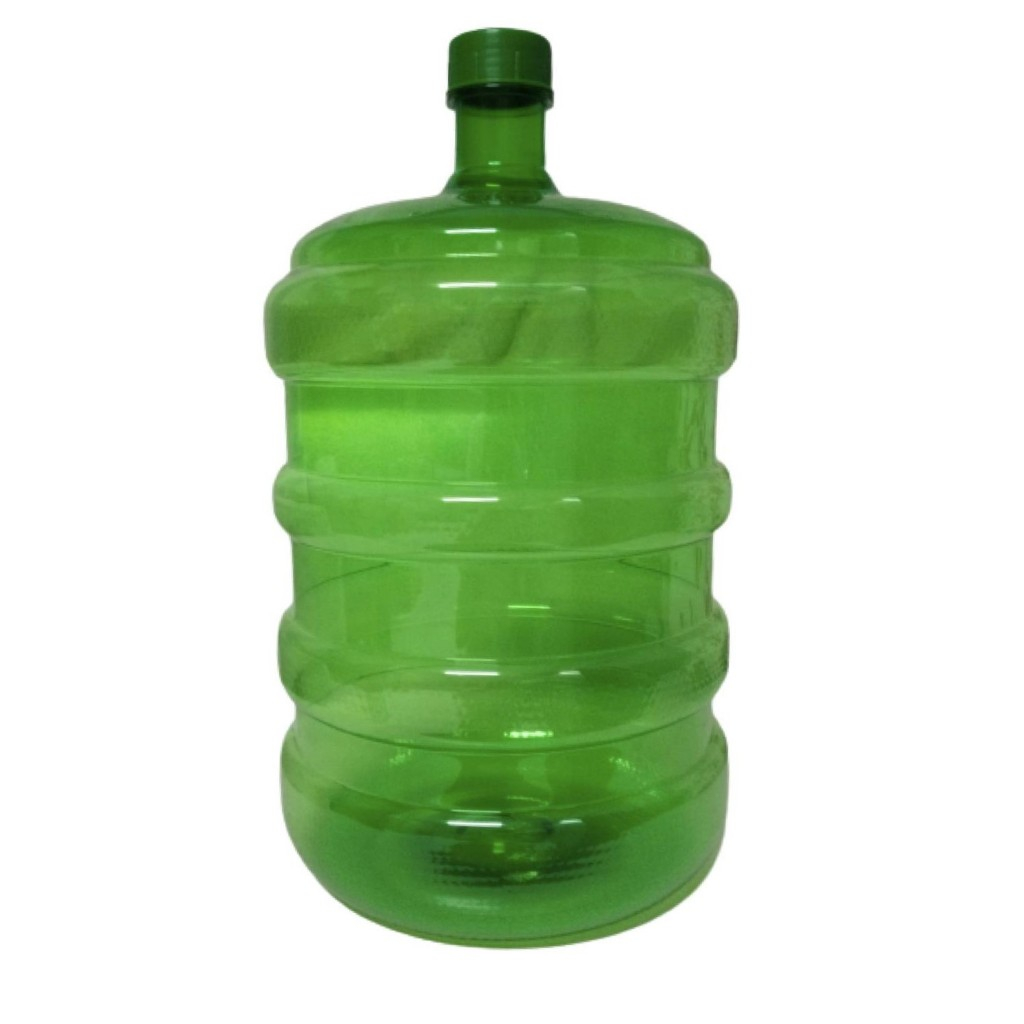 ถังน้ำPET เกรดA ขนาด 18.9ลิตรสีเขียว แบบฝาเกลียว