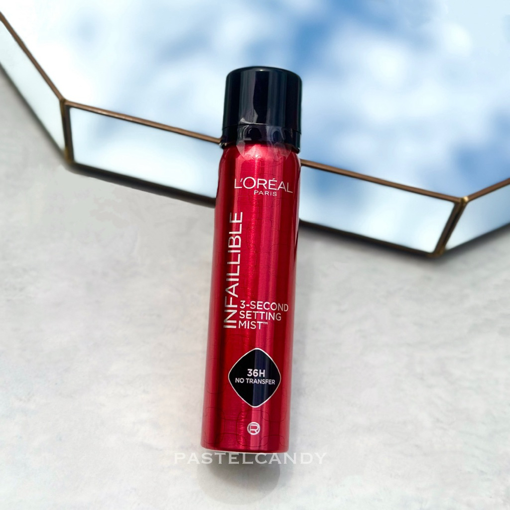 SALE🔥แท้💯%ฉลากไทย ลอรีอัล ปารีส LOreal Paris Infallible 3-Second Setting Mist 75ml สเปรย์ล็อกเมคอัพ แห้งทันทีใน 3 วินาที