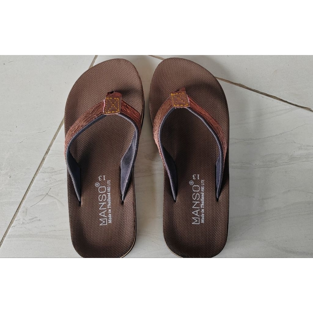 Manso​Shoe รองเท้าแบบหนีบใส่สบาย US 13