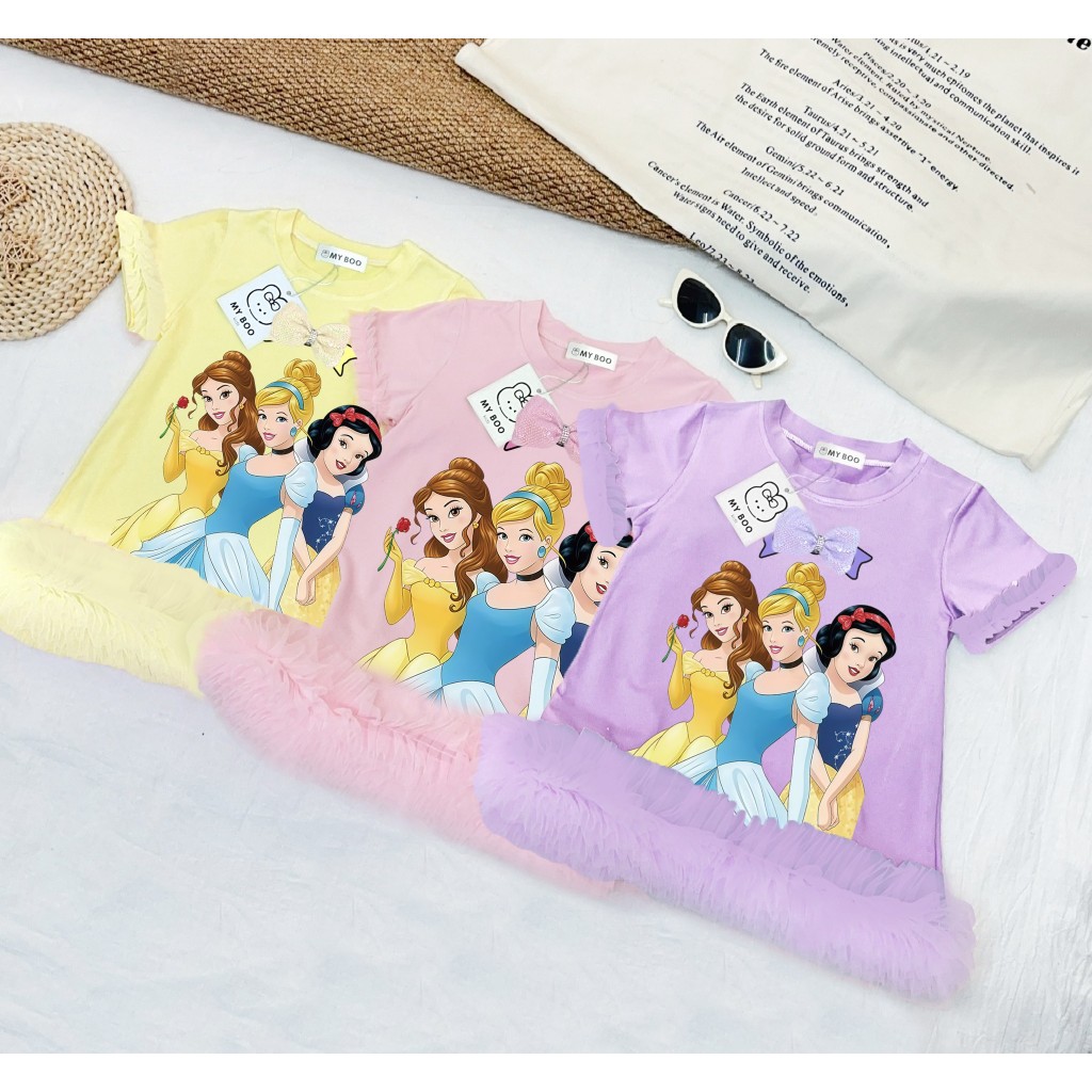 PLOY KIDS เดรสเจ้าหญิง แต่งระบายน่ารักก 0695