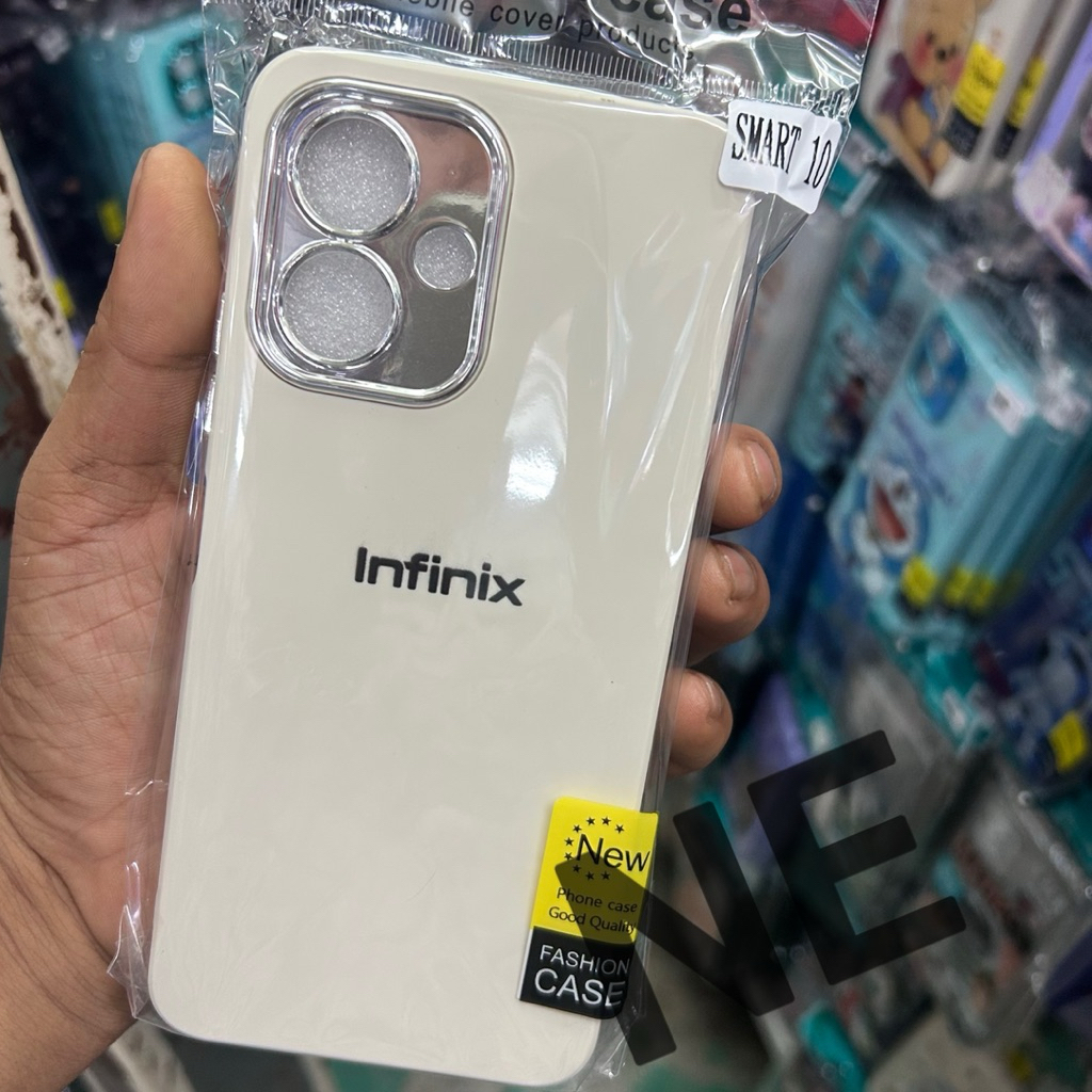 CASE เคส รุ่น infinix SMART 10 กำมะหยี่สีพื้น รูปที่ 3