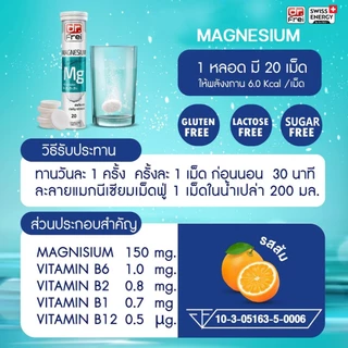 [แจกส่วนลดหน้าไลฟ์] Swiss Ener Dr.Frei [เซ็ต MG ม่วง+ฟ้า]วิตามินบำรุงร่างกาย คลายเครียด นอนไม่หลับ