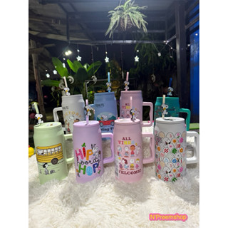 แก้วเก็บความเย็น แก้วมัคแสตนเลสลายสนูปี้ 1500 มล. ลิขสิทธิ์แ…