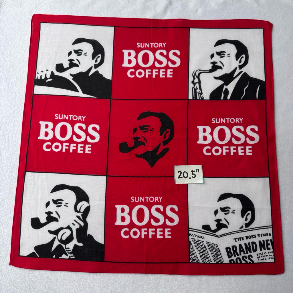 Suntory Coffee Boss ผ้าเช็ดหน้า