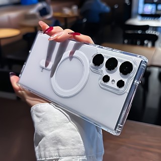 เคสใสกันกระแทก แม่เหล็ก เคสสําหรับ for Samsung A17 A07 A15 A…