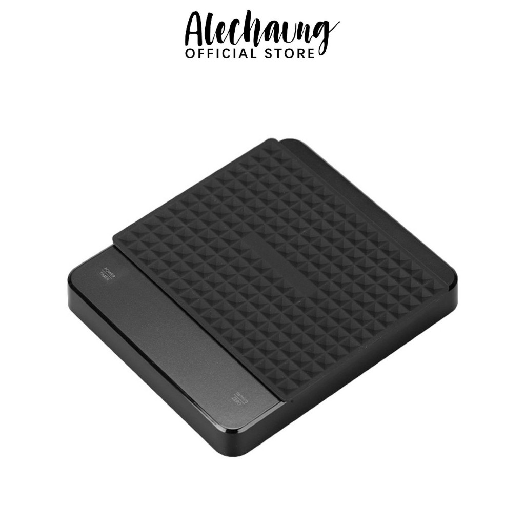 Alechaung เครื่องชั่งกาแฟ เครื่องชั่งดิจิตอล Coffee Scale 3kg 0.1g สำหรับชั่ง กาแฟ ชา ชั่งอาหาร มียางรองกันลื่น