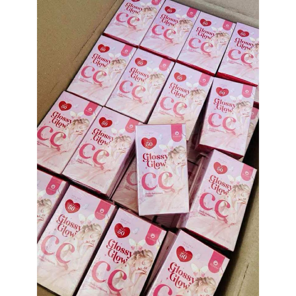 ❤️ GLOSSY GLOW กันแดด ผสมรองพื้น CC CREAM [แพ็กเกจใหม่!!]