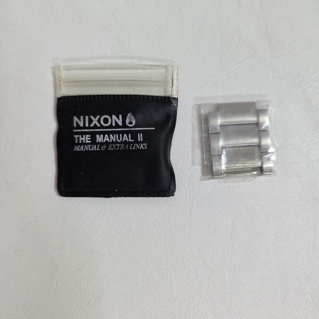 อะไหล่แท้ สำหรับนาฬิกาข้อมือ NIXON THE CANON (สีเงิน) งานแท้จากกล่อง  ⚠️สินค้ามือสอง⚠️รบกวนอ่านก่อนน