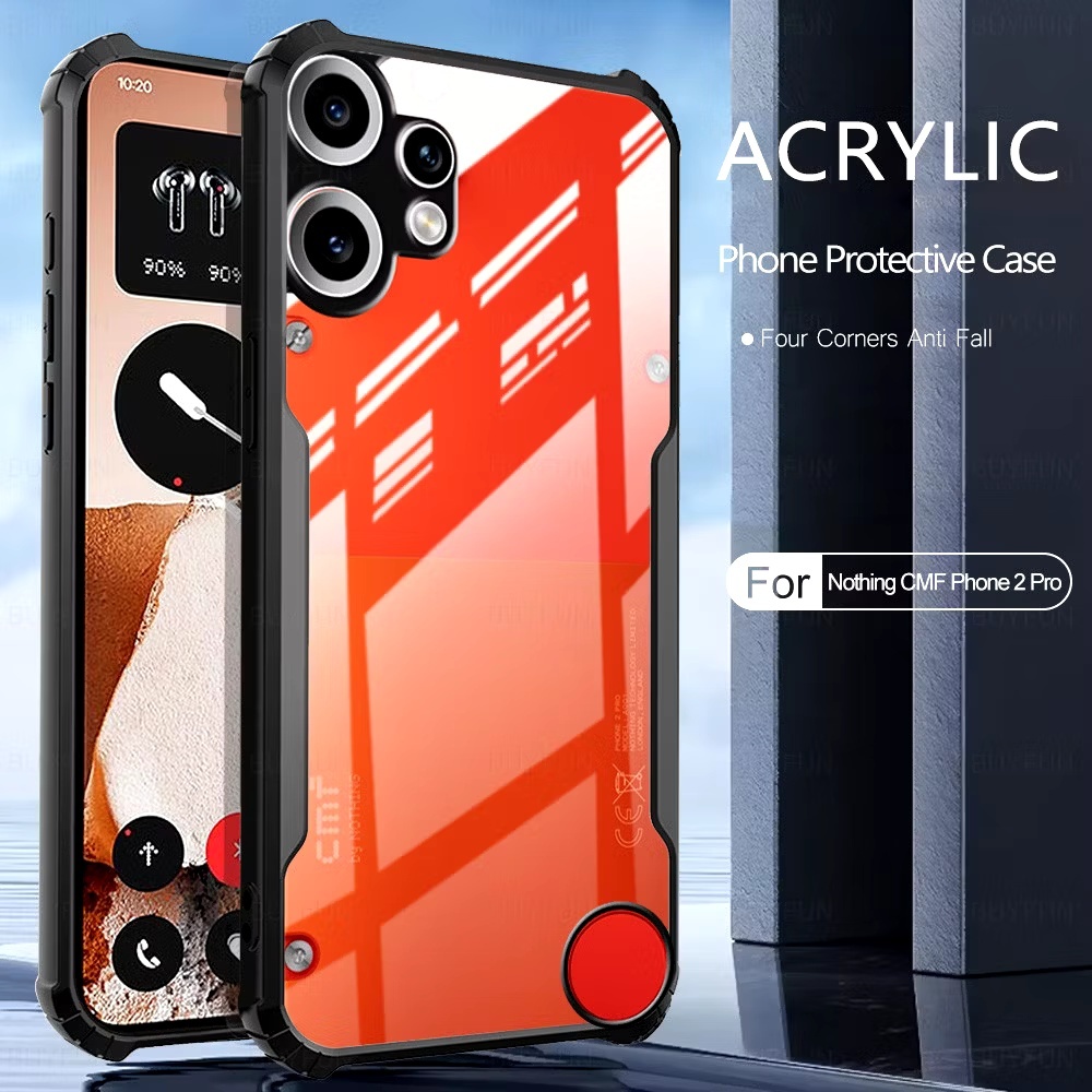 Nothing CMF Phone1ตรงรุ่น(พร้อมส่งในไทย)เคสกันกระแทกขอบสีหลังใสNothing CMF Phone(1)/Nothing CMF Phon