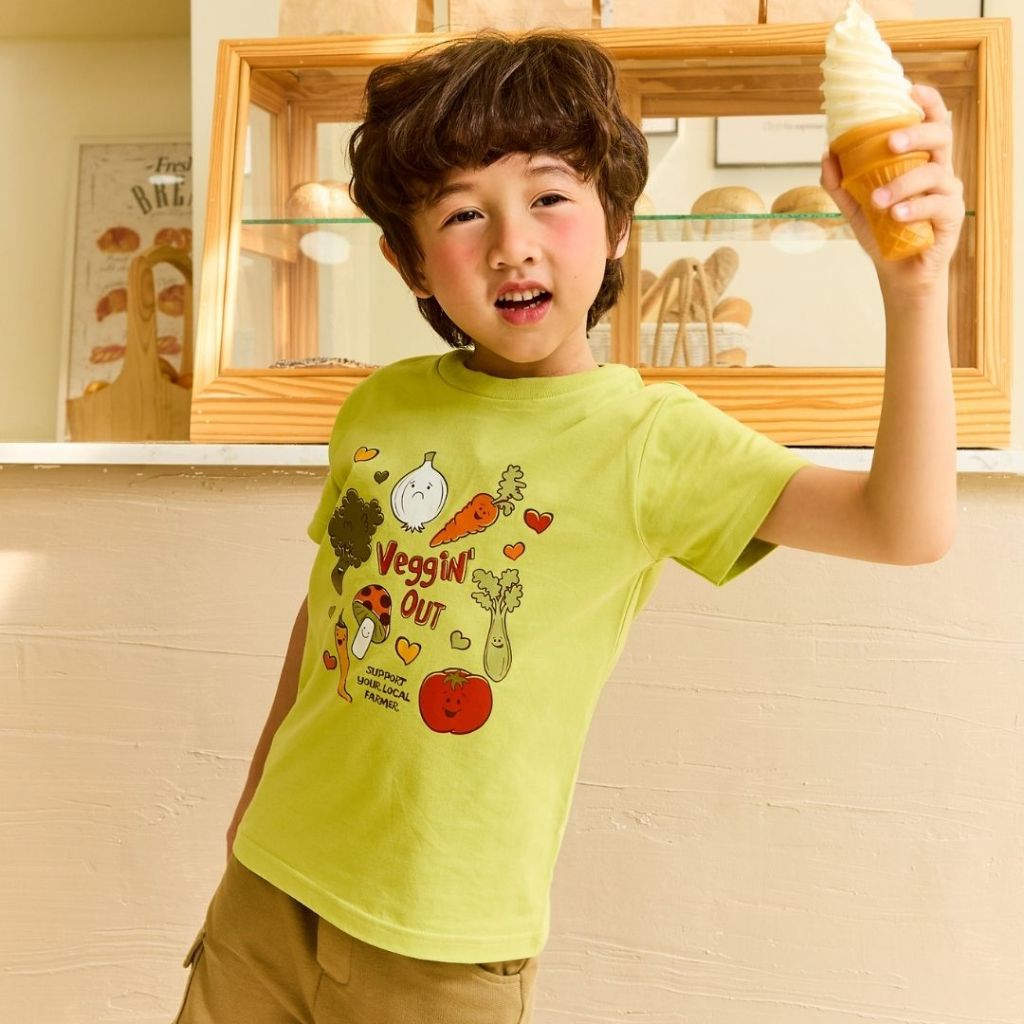 e'clat เสื้อยืดเด็ก เสื้อเด็กชาย 1-6ปี ผ้า100%cotton (มีกระดุมไหล่เฉพาะไซส์12M-2Y) 9095