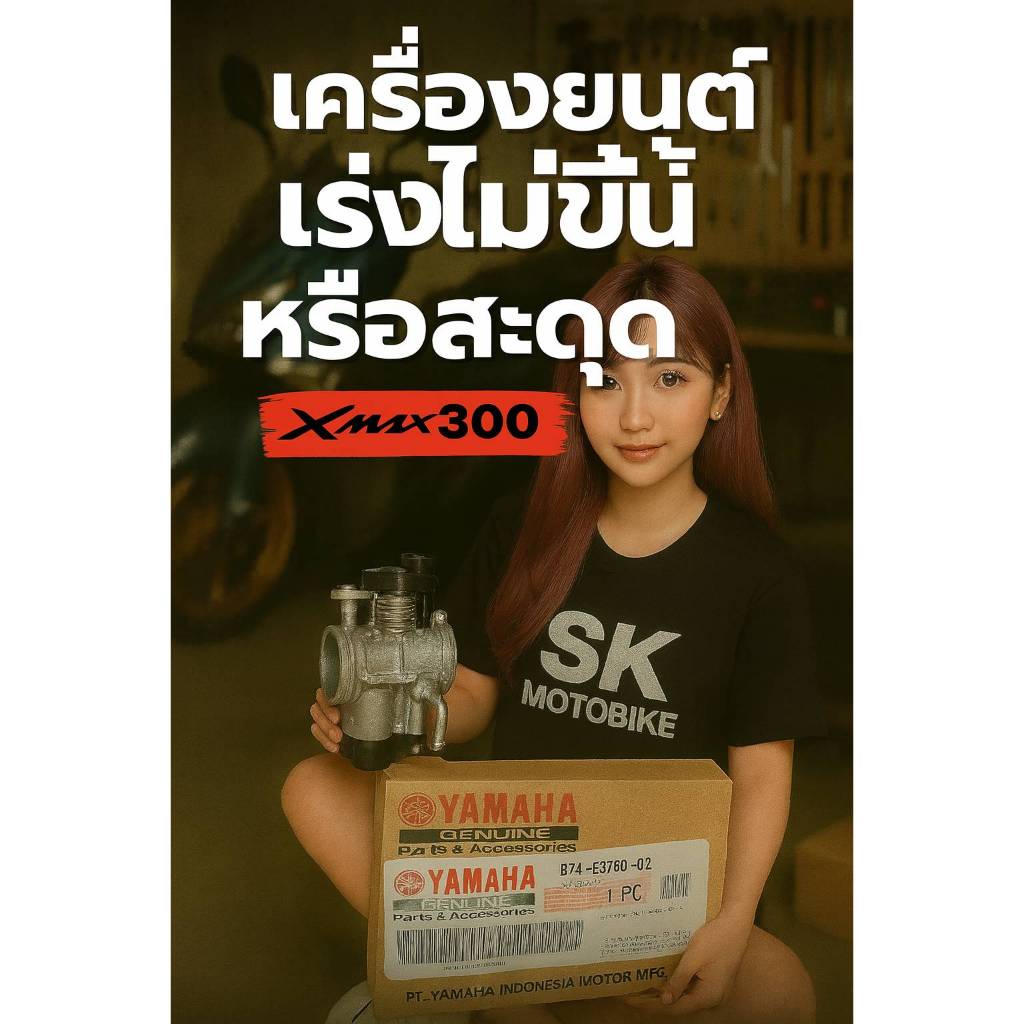 (Xmax 300) ชุดเรือนลิ้นเร่ง Yamaha Xmax 300 แท้(Xmax 300) Genuine Yamaha Xmax 300 throttle body set.