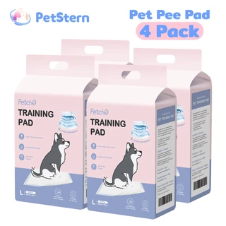 PetStern x Petcho 4 ถุง แผ่นรองฉี่สุนัข แผ่นรองซับ พลังการดูดซับ 6ชั้น ช่วยฝึกขับถ่าย