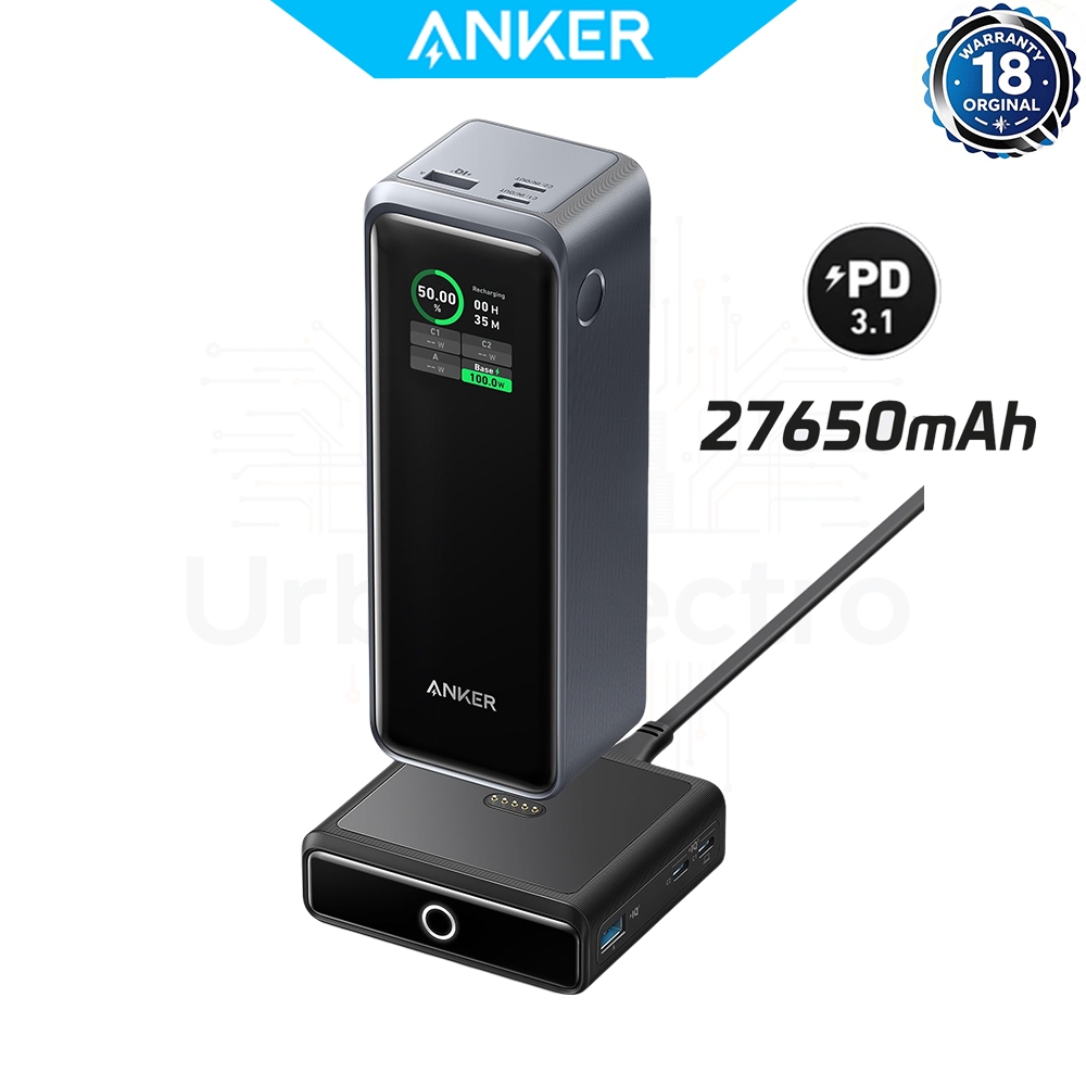 Anker Prime 27650mAh Power bank 3-Port 250W Portable Charger
