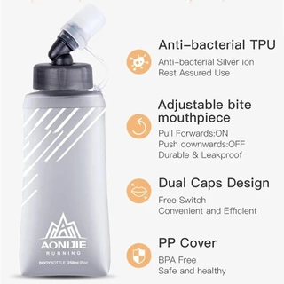 AONIJIE SD21 Soft Flask ขวดน้ำพับได้ ขวดน้ำนิ่ม ขนาด 500 ml พกพาสะดวก สำหรับใส่ในเป้น้ำสำหรับวิ่งเทรล