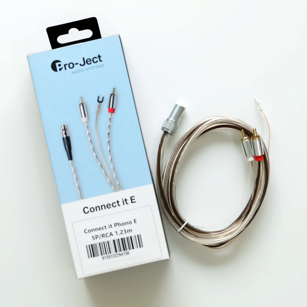 สายโทนอาร์ม Pro-Ject Connect it Phono E 5 Pin To RCA (1,23m) (New)