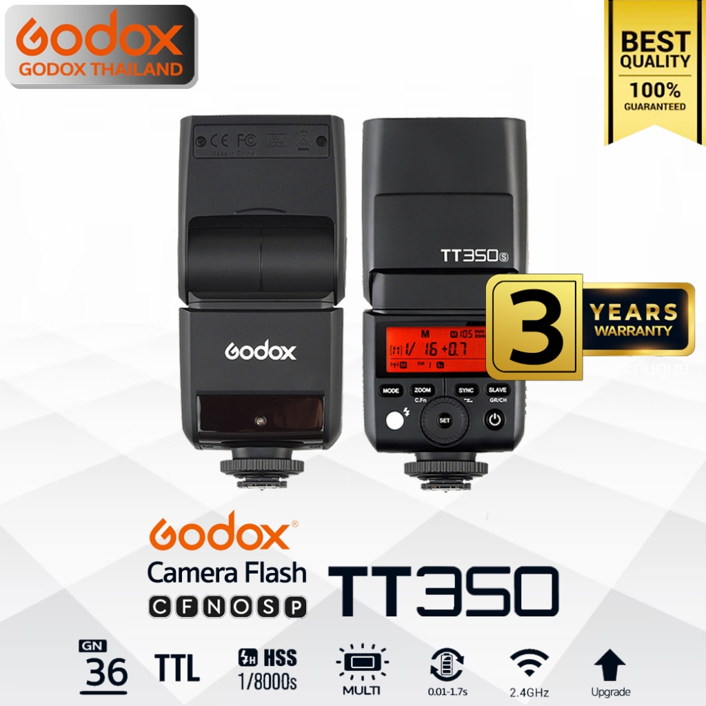 Godox Flash TT350 TTL HSS & X2T ( รองรับ Ricoh ) - รับประกันศูนย์ Godox Thailand 3ปี