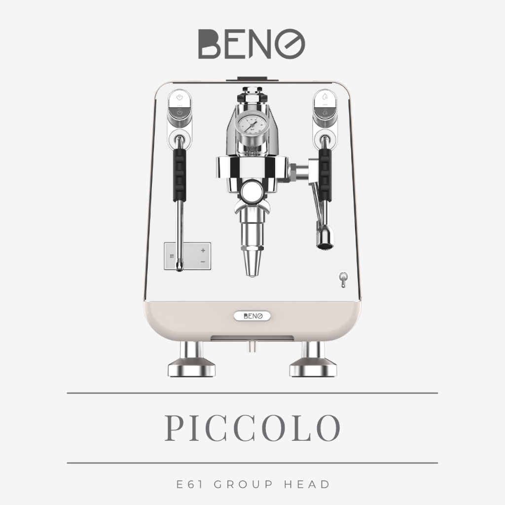 BENO รุ่น PICCOLO – เครื่องชงกาแฟหัวชง E61 พร้อมระบบ PID อุณหภูมิแม่นยำ ดีไซน์พรีเมียม ฟังก์ชันครบ จ