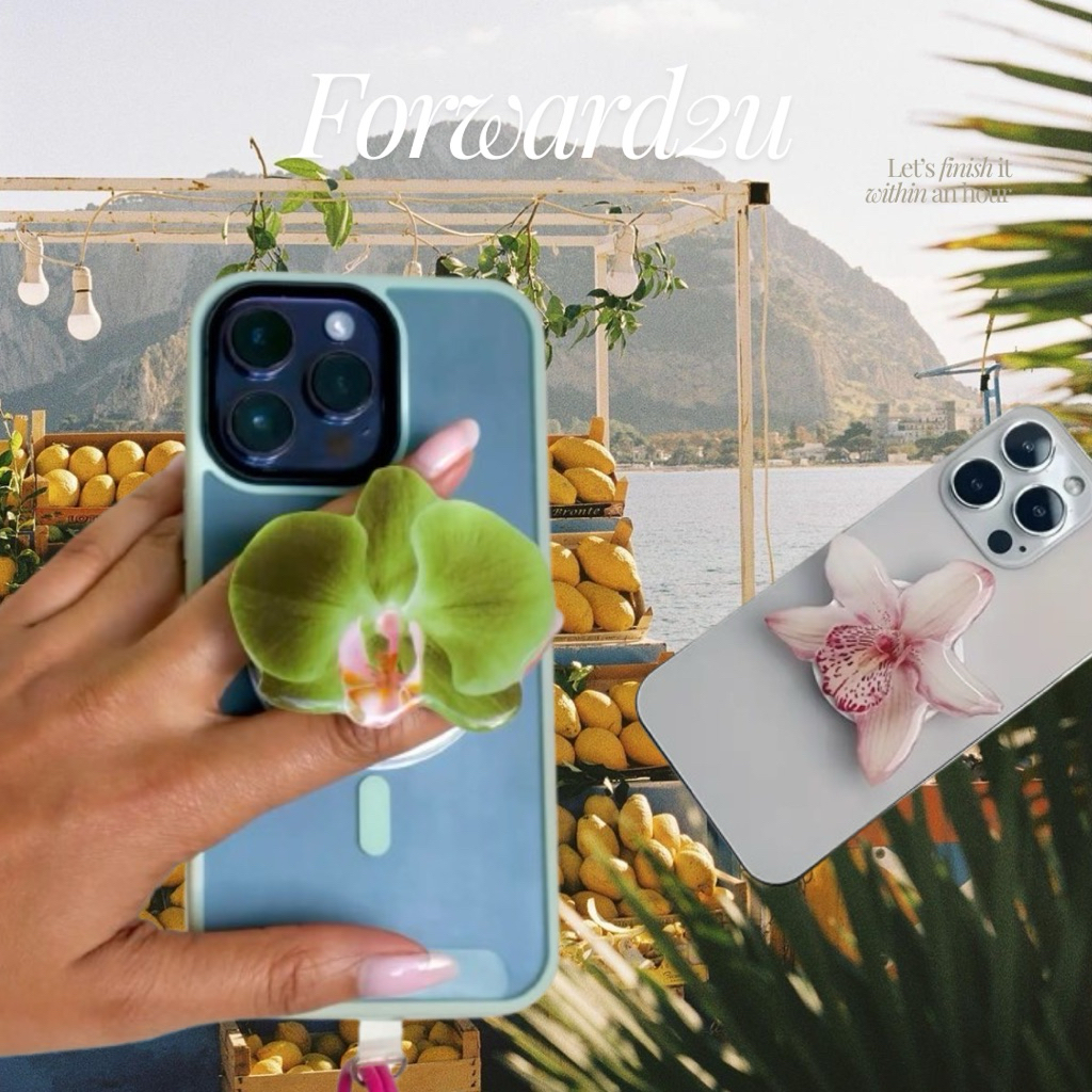 PetalPop Collection  ✨– Resin Flower Phone Grips ตัวจับหลังโทรศัพท์ ✨ Phone holder