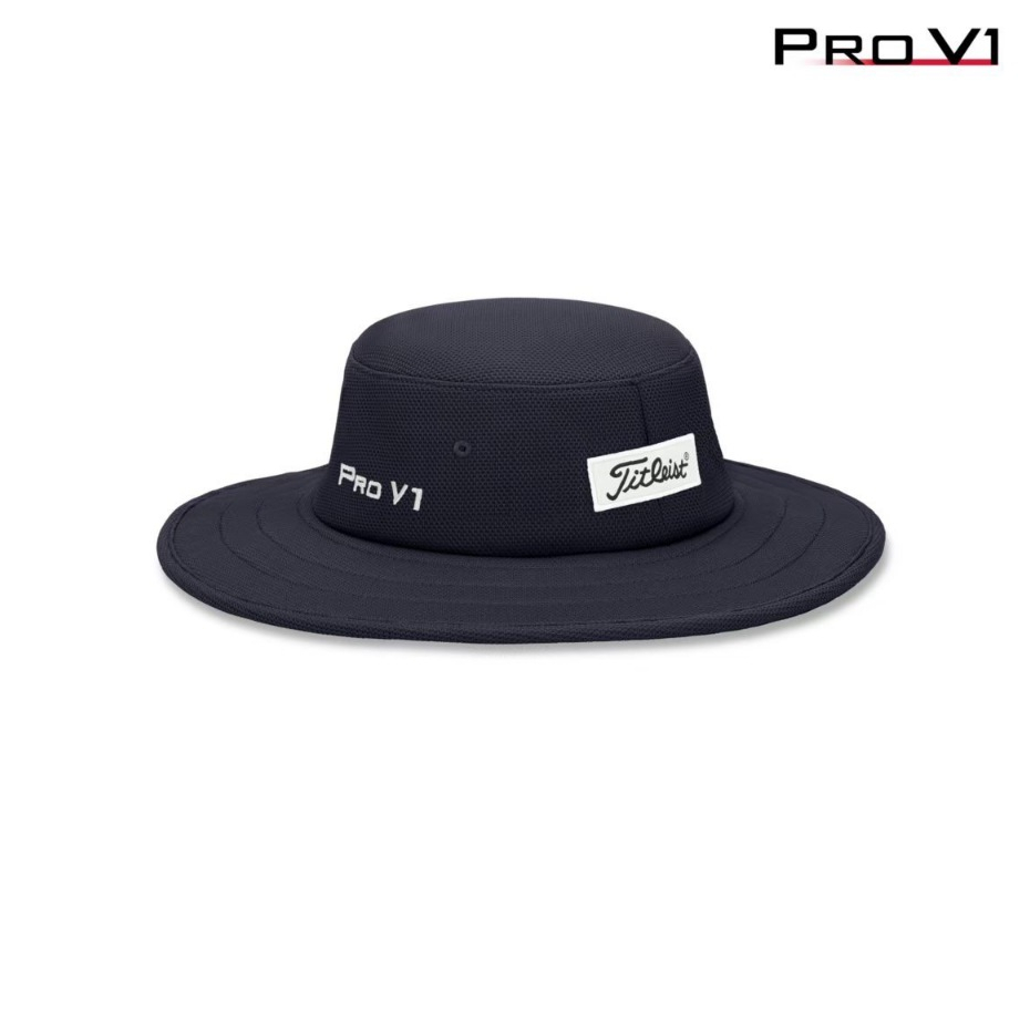 หมวกกอล์ฟ ปีกกว้าง Titleist ProV1 Golf hat Woven Fabric Fit Comfortably 22 inches Aussie model Soft ราคา ถูกที่สุด ดีลบีเคเค แกลเลอรีภาพที่ 8
