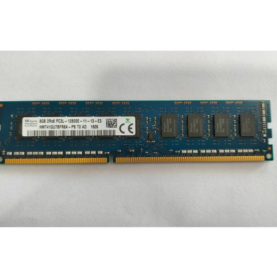 RAM 8GB 2RX8 PC3L-12800E  UDIMM