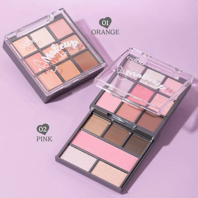 พาเลทรวมเมคอัพ odbo Makeup Kit New Version ( มีให้เลือก 2 สี ) #ODS06