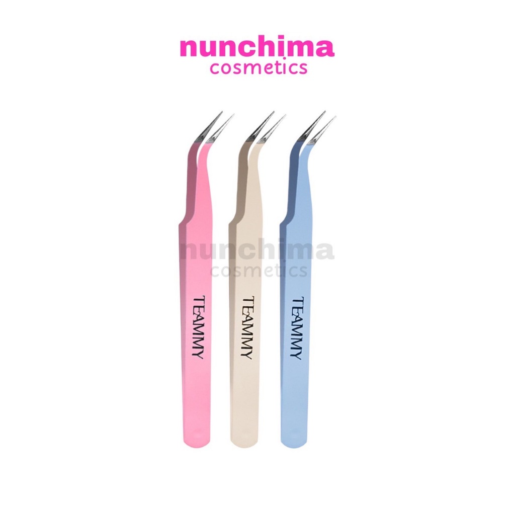 ***พร้อมส่ง*** TEAMMY TWEEZERS ทีมมี่ ทวิสเซอร์ แหนบสีพาสเทล แหนบขนตาปลอม 12.5 ซม. คีบขนตา