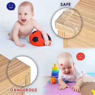 1 ชิ้น ป้องกันรอยขีดข่วนมุม - เกลดูดซับแรงดึงสูงสำหรับโต๊ะ เฟอร์นิเจอร์ และตู้กระจก ป้องกันรอยขีดข่วนที่เฟอร์นิเจอร์