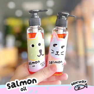 Royal Craft น้ำมันแซลมอน Salmon oil เกรด Premium แก้ขนบาง ทำให้ขนสวยฟูนุ่ม กลิ่นหอม ช่วยให้กินเก่งขึ้น สำหรับสุนัขและแมว
