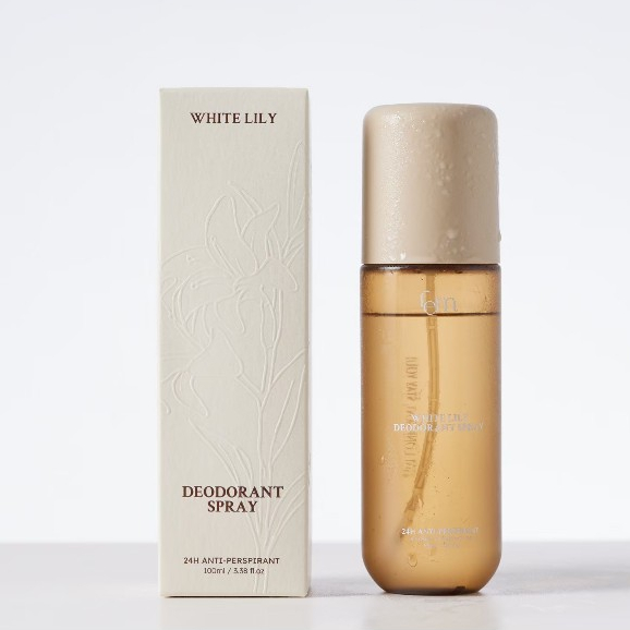 FEM White Lily Deodorant Spray 100ml. - สเปรย์ระงับเหงื่อและกลิ่นกาย ปราศจากน้ำหอม แอลกอฮอล์