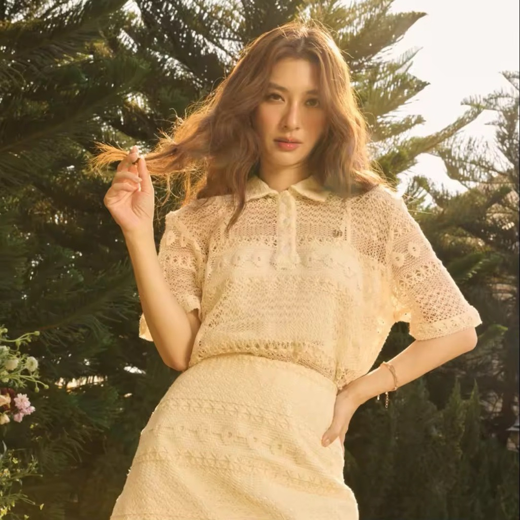 ส่งต่อ lookbook 101 polo เสื้อไซส์s / potato กระโปรงxs