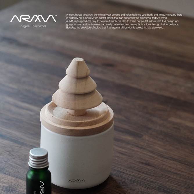 ARMAhome Tree Pod Diffuser  ต้นไม้กระจายกลิ่นอโรมา จากธรรมชาติ สู่ โต๊ะทำงานของคุณ