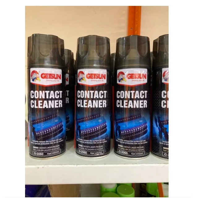 สเปรย์ล้างไล่ความชื้น contact cleaner แผงวงจร กล่องความคุม ECU แอร์โฟร์ getsun G-2060