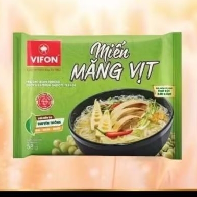 Miến măng vịt VIFON 58g 5Góiวุ้นเส้นหน่อไม้เป็ด วีฟอน 58ก. 5 แพ็ค