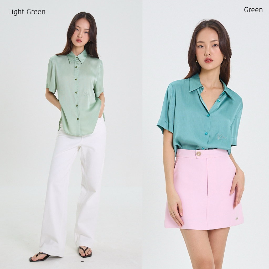 KANNI - MARDI SHIRT เสื้อเชิ้ตผ้าชีฟอง