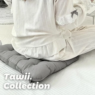 Tawii. เบาะรองนั่ง 40x40CM หมอนอิง เบาะ หนานุ่มนั่งสบาย หมอนรองนั่ง ใช้พิงหลังได้