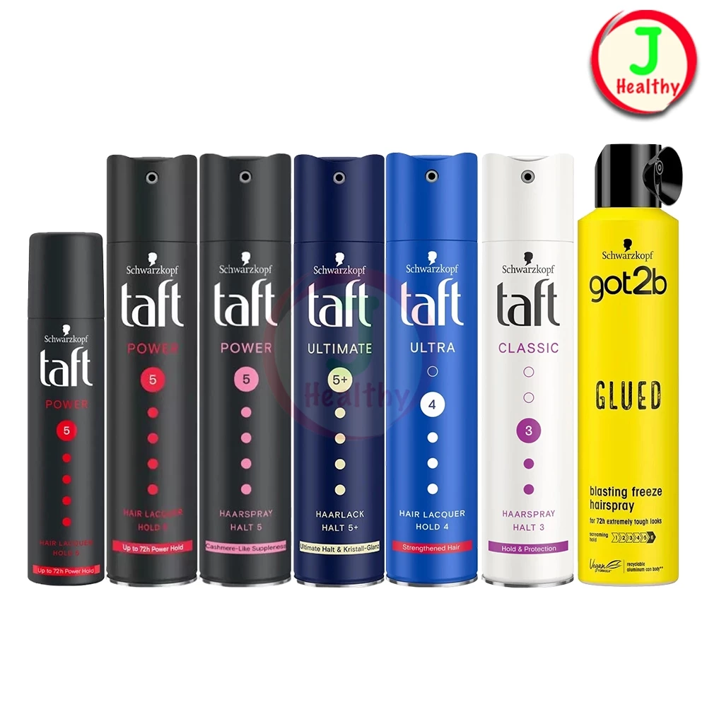 Schwarzkopf Taft Hair Spray ชวาร์สคอฟ สเปรย์จัดแต่งทรงผม (มี 6 สูตร ) ขนาด 250ml